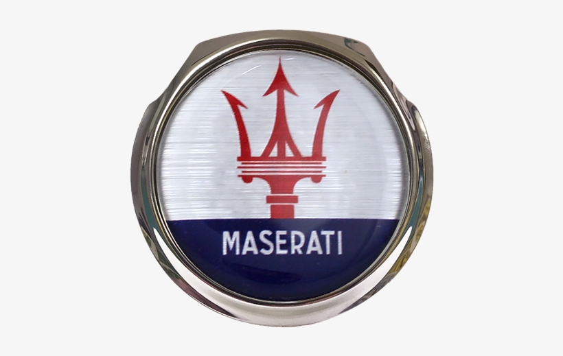 Maserati Car Grille Badge With Fixings - Maserati, transparent png #8366554