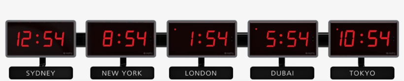 Transparent Time Zone Photo Gallery - Digital Time Zone Clocks - Free Transparent PNG ...