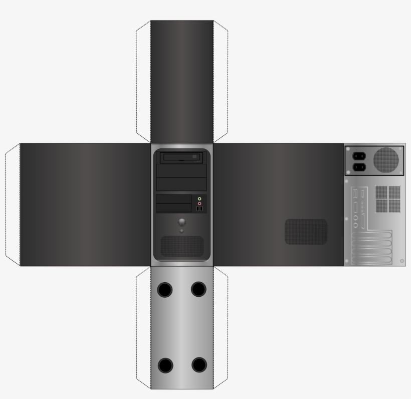 Big Image - Papercraft Cpu, transparent png #8367816