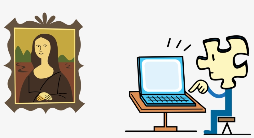 Open - Clip Art Mona Lisa, transparent png #8368092