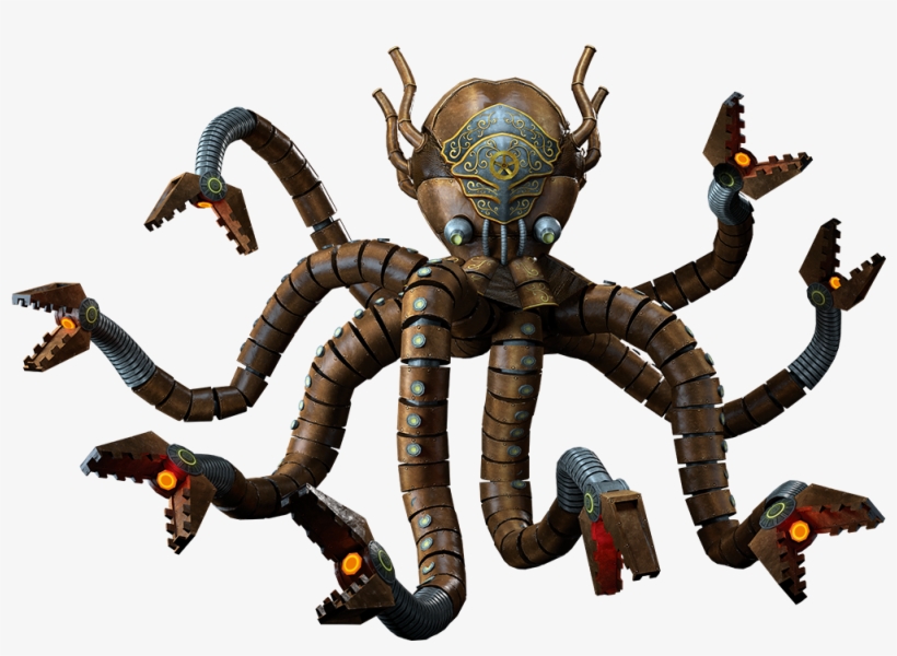 Voyage To The Iron Reef Immersive Ride & Interactive - Robot Kraken, transparent png #8368140