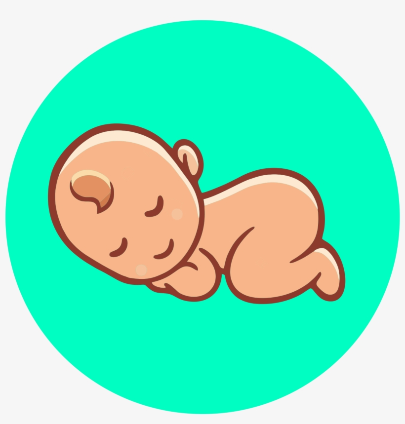 Tem Problema O Bebê Dormir No Peito E Não Arrotar Depende - Simple Baby Drawing Easy, transparent png #8368376
