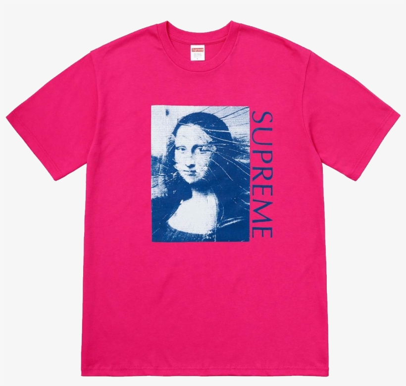 Supreme Mona Lisa Tee, transparent png #8368554