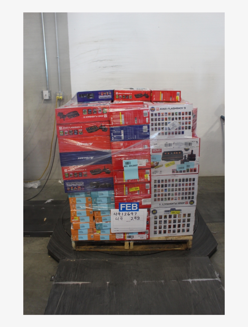 Pallet 137 Pcs Video Game Consoles Other Customer Returns - Shipping Container, transparent png #8369281
