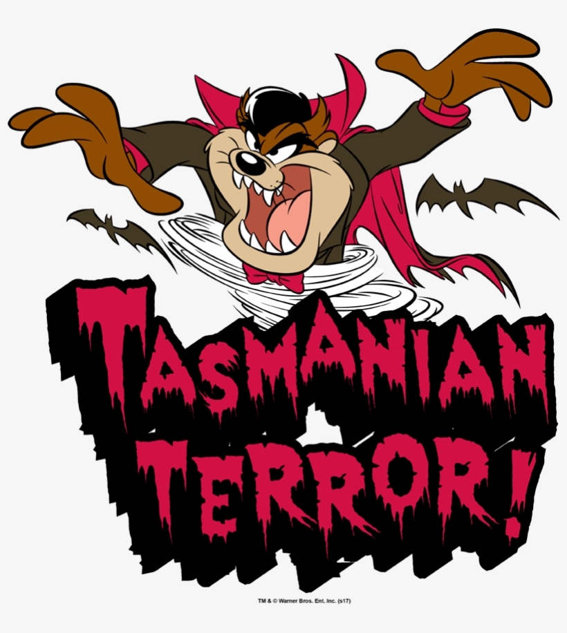 Looney Tunes Taz Terror Youth T Shirt - Cartoon, transparent png #8369430