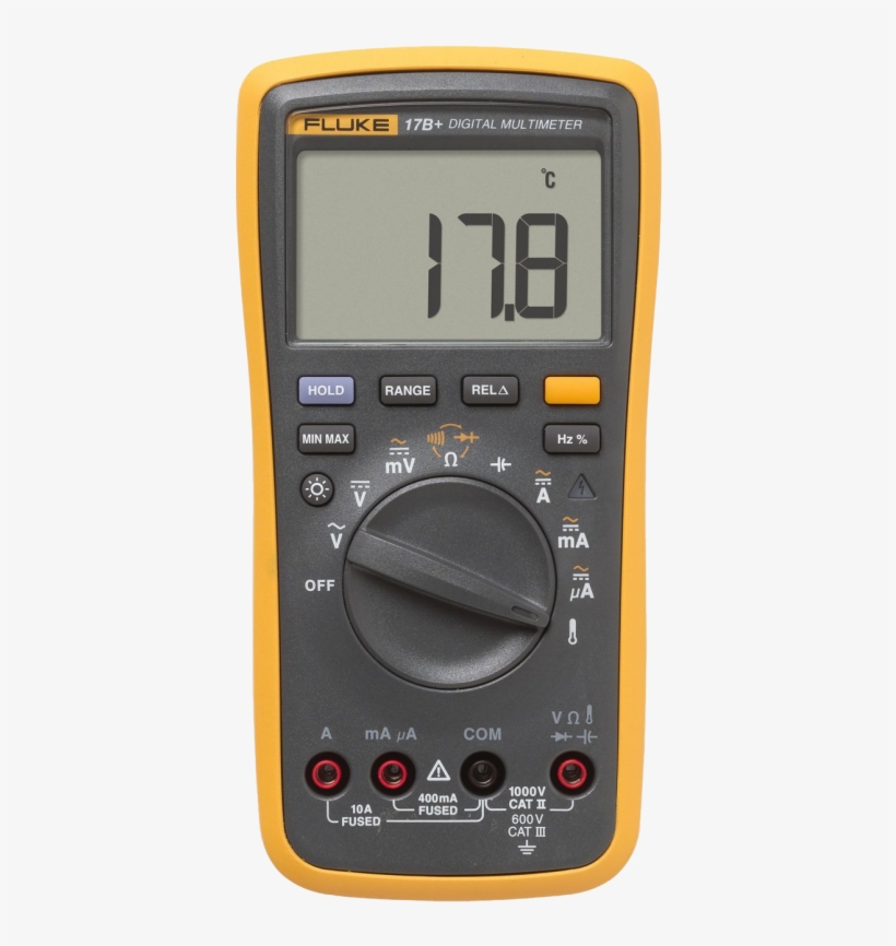 Digital Meter Png Clipart - Fluke 17b Digital Multimeter, transparent png #8369830