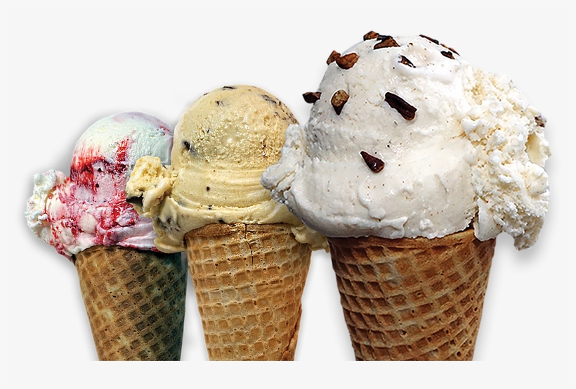 Cream - Ice Cream Cone, transparent png #8370338