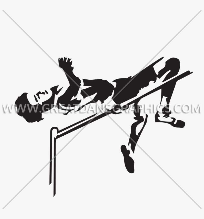 High Jump Png Black And White - Illustration, transparent png #8370565
