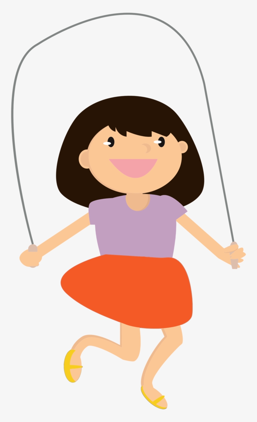 Clip Art Royalty Free Stock Fabulous Friday Super Ropers - Cartoon Girl Jump Roping, transparent png #8370621