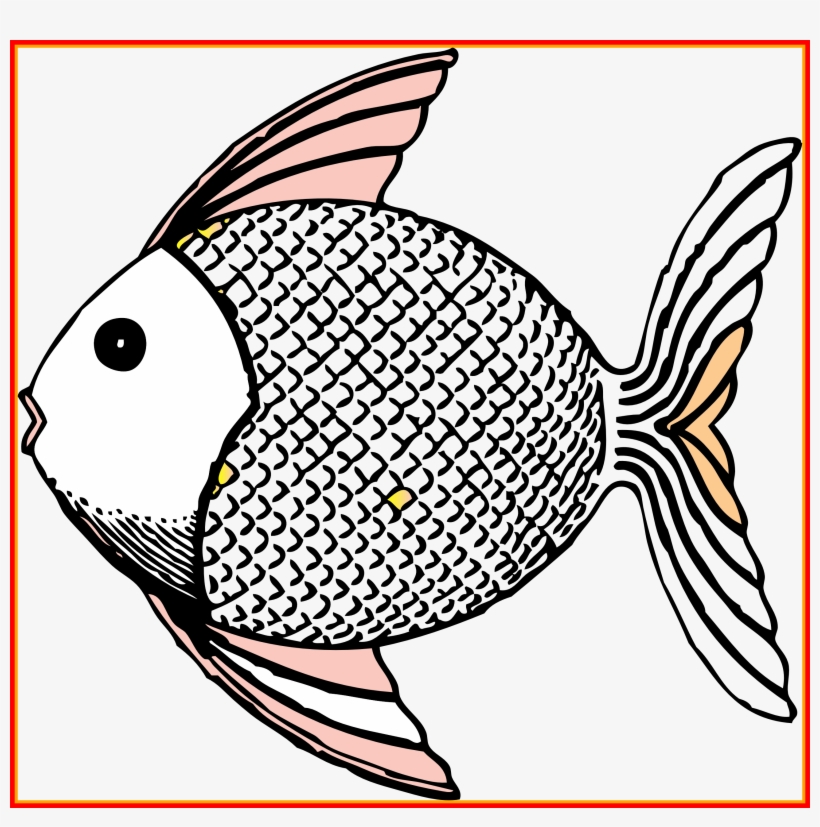 Stunning Best Smokey Bear The For Eating Fish Clipart - Clip Art Black And White Fish, transparent png #8371628