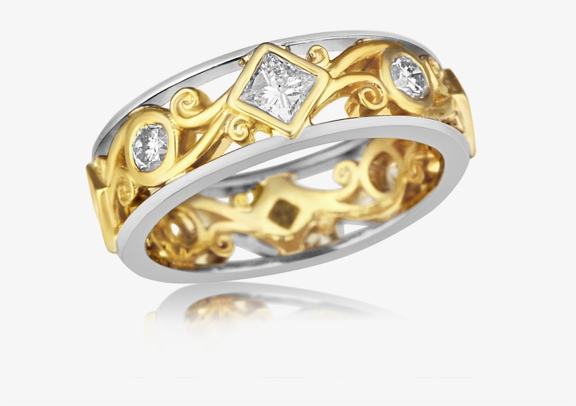 Carved Princess Curls - Engagement Ring, transparent png #8371785