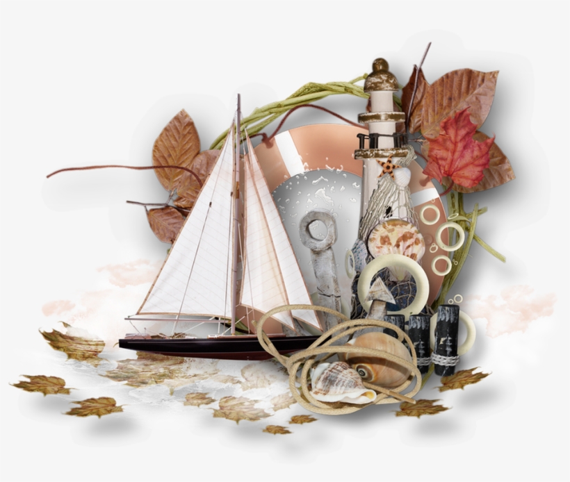 Sea Scrapbook, Beach - Boat, transparent png #8372546