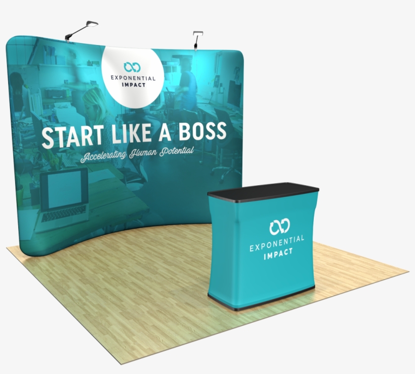 Waveline 10ft Curved Kit - 10 Curved Tradeshow Display, transparent png #8372583