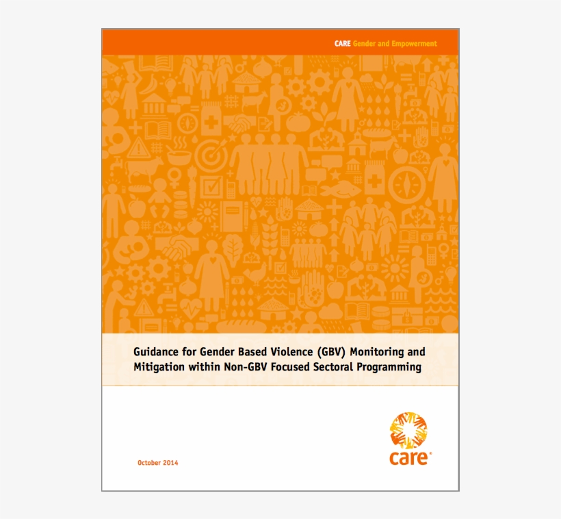 Guidance For Gender Based Violence Monitoring And Mitigation - Care, transparent png #8372616