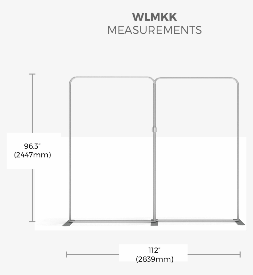 Tension Fabric Display Kit 03 Waveline - Diagram, transparent png #8372743