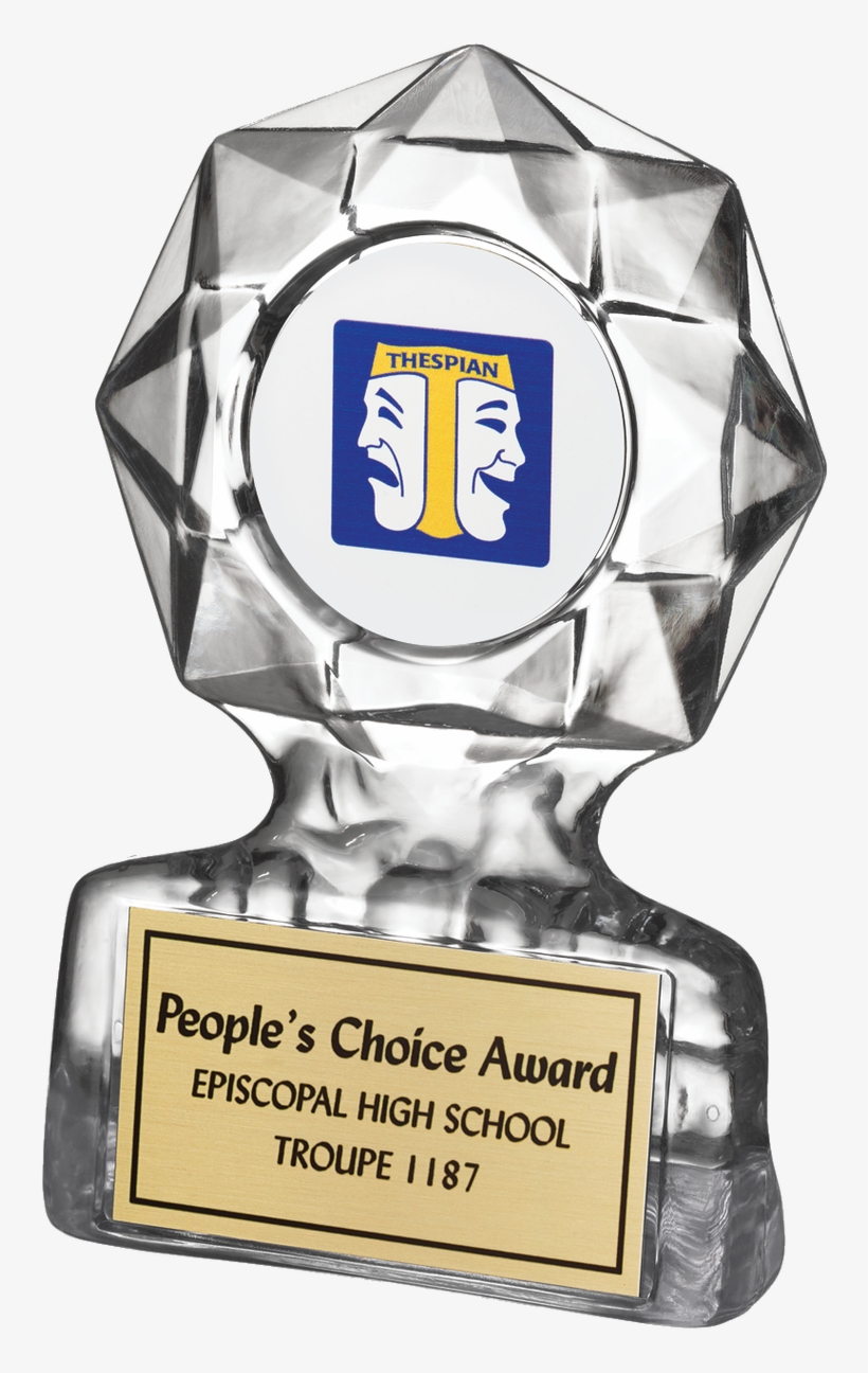 Acrylic Award With Simulated Crystal Look Features - Trophy, transparent png #8373175