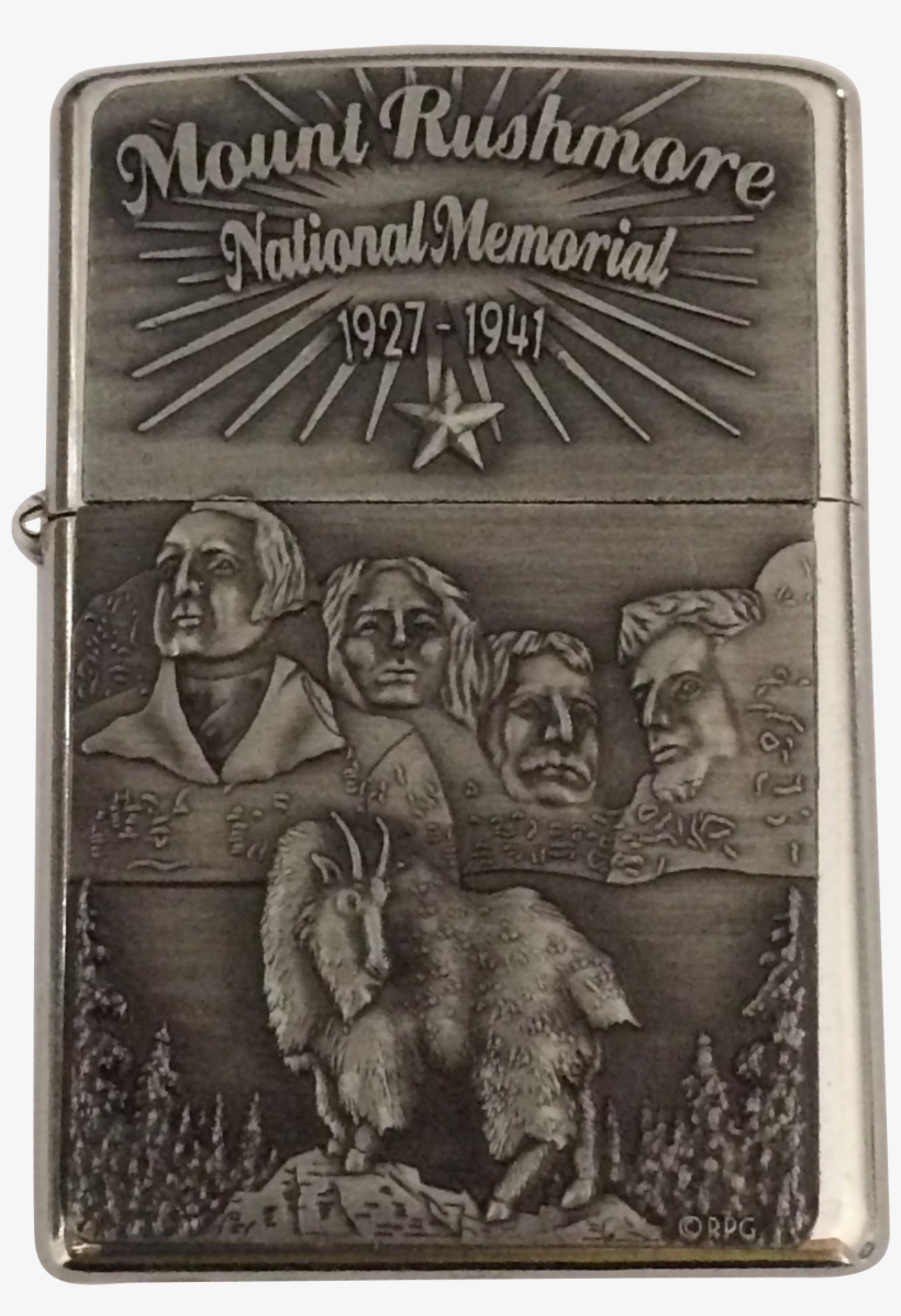 Vintage Mount Rushmore Souvenir Lighter - Norwegian Elkhound, transparent png #8373314