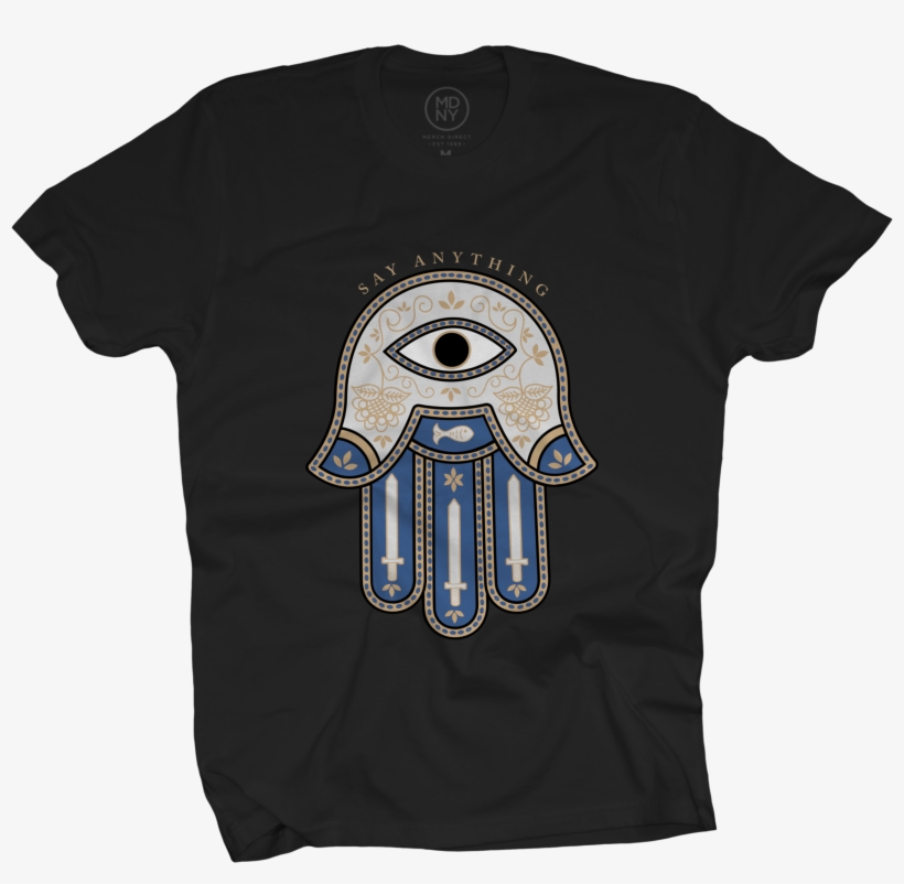 Ornate Hand T-shirt - Blues T Shirt, transparent png #8373389