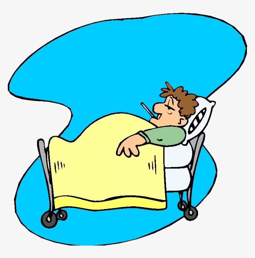 Handmade Sentiments Cards - Sick Person In Bed, transparent png #8373981