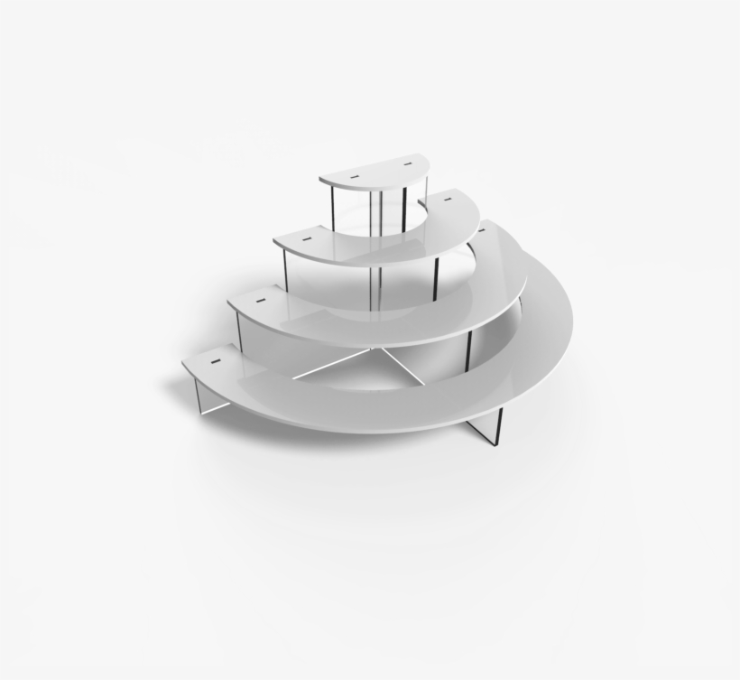 Tribuna Medio Circulo Blanca - Architecture, transparent png #8374004