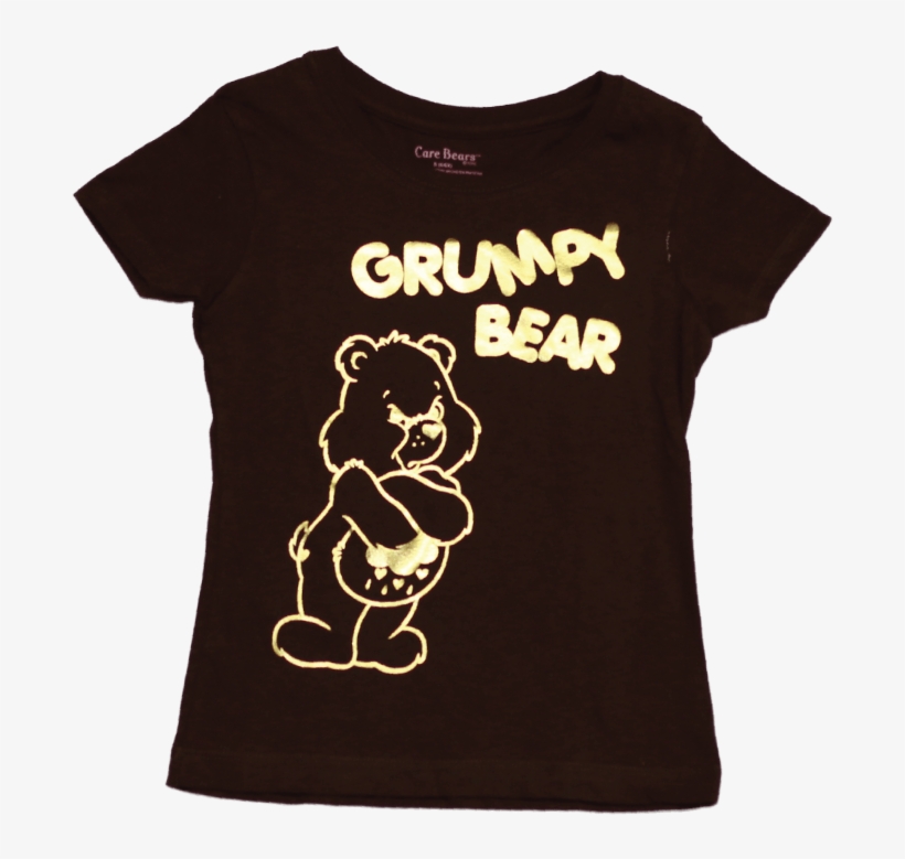 Care Bears Grumpy Bear Youth T-shirt - Active Shirt, transparent png #8374006