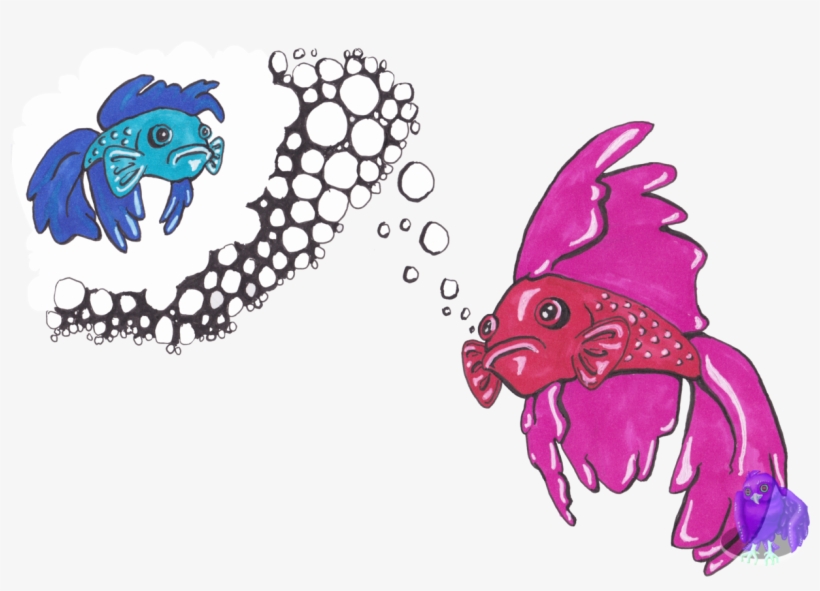 So Betta Fish Are My Favorite Fish - Illustration, transparent png #8374343