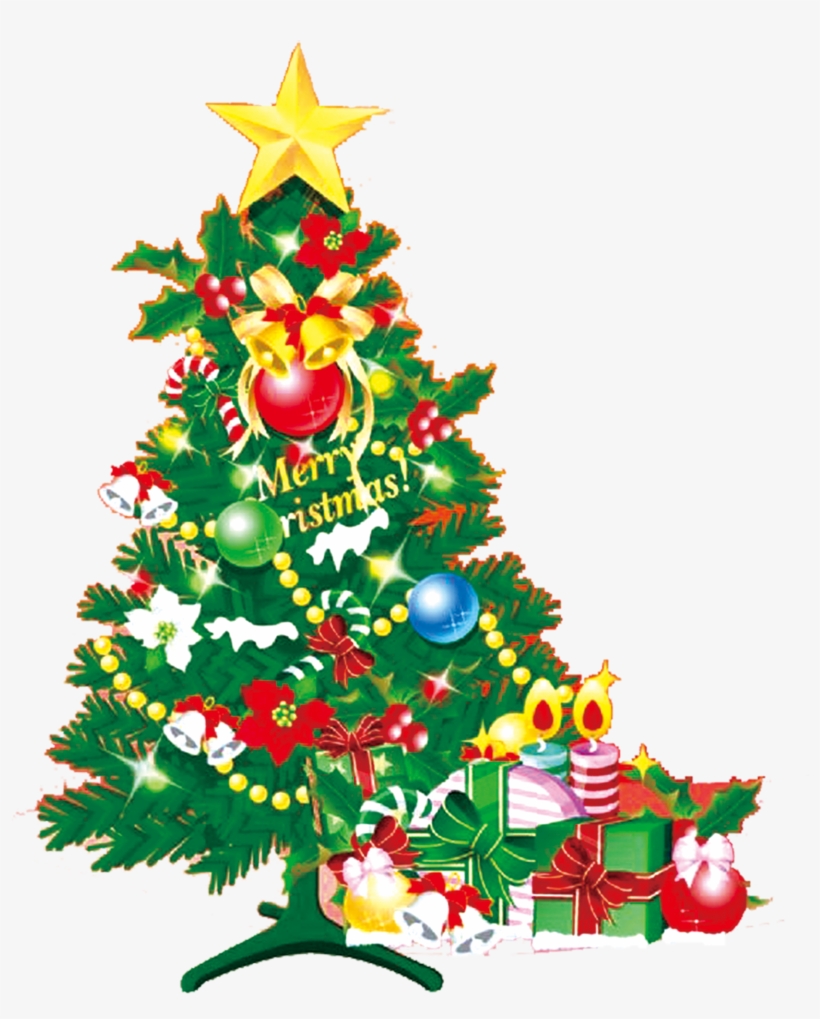 Microsoft Powerpoint Tree Template - Christmas Tree Gif Png, transparent png #8374650