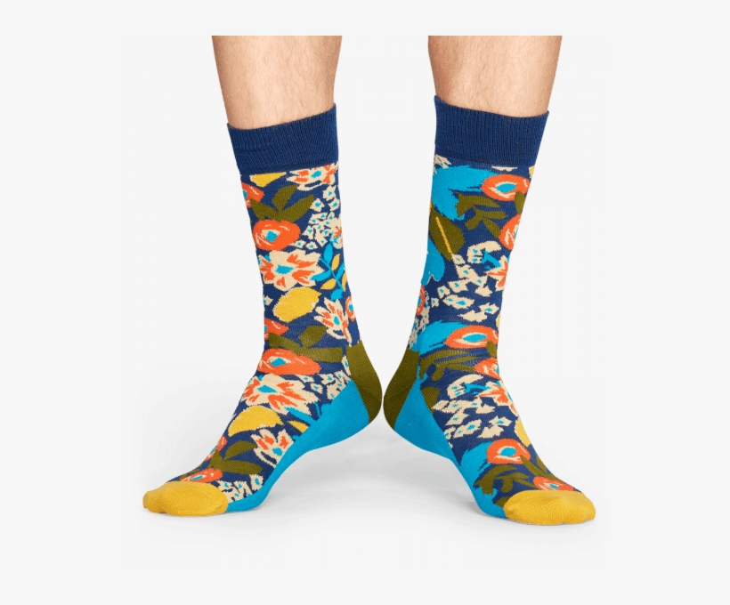 Blue & Yellow Socks - Wiz Khalifa Top Floor Sock, transparent png #8374779