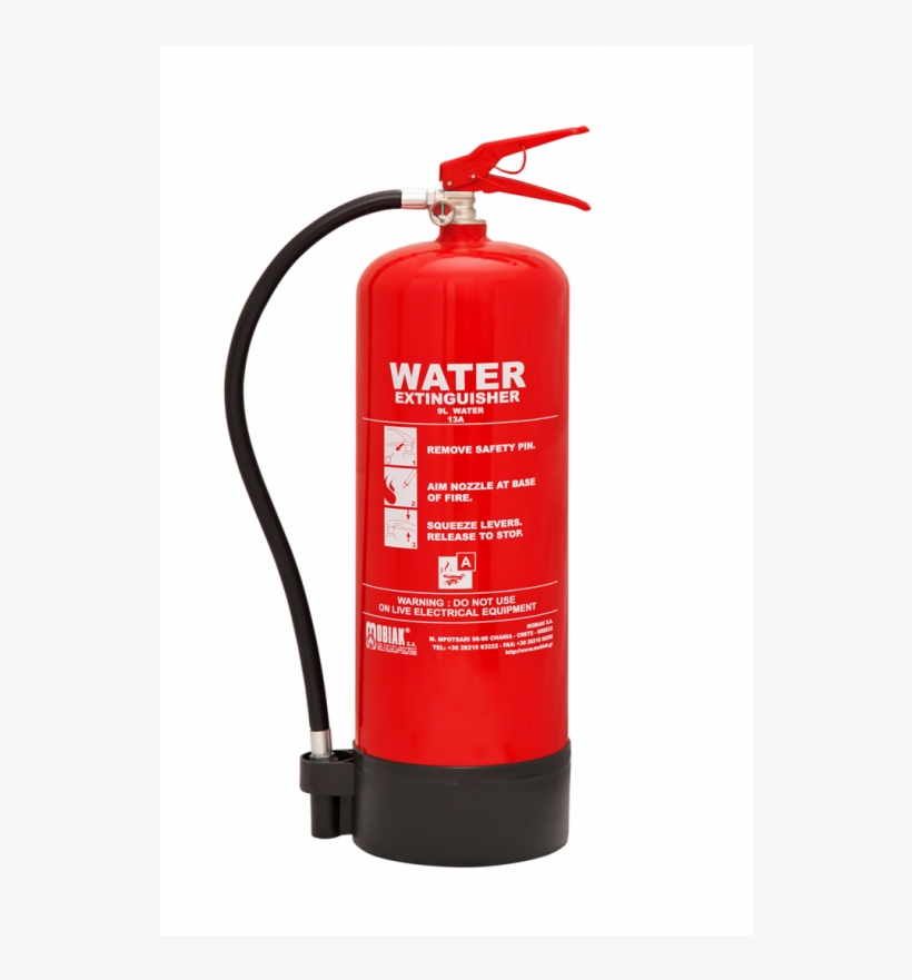 Water Co2 Fire Extinguisher 9 Litre, transparent png #8375031