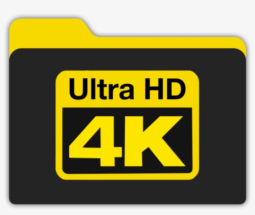 Augmented Reality Support - 4k Movie Folder Icon, transparent png #8375284