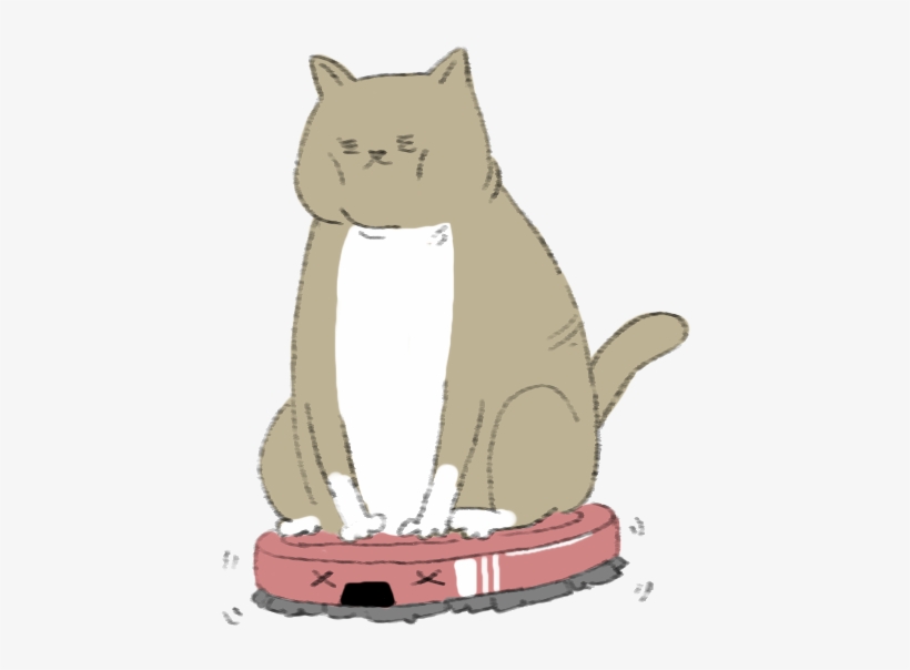 Lazy Fat Cat Messages Sticker-10 - Squitten, transparent png #8375366