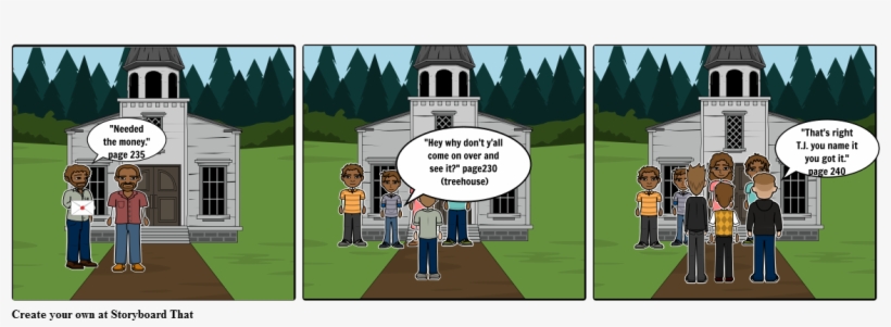 Roll Of Thunder - 3 5 Compromise Storyboard, transparent png #8375490