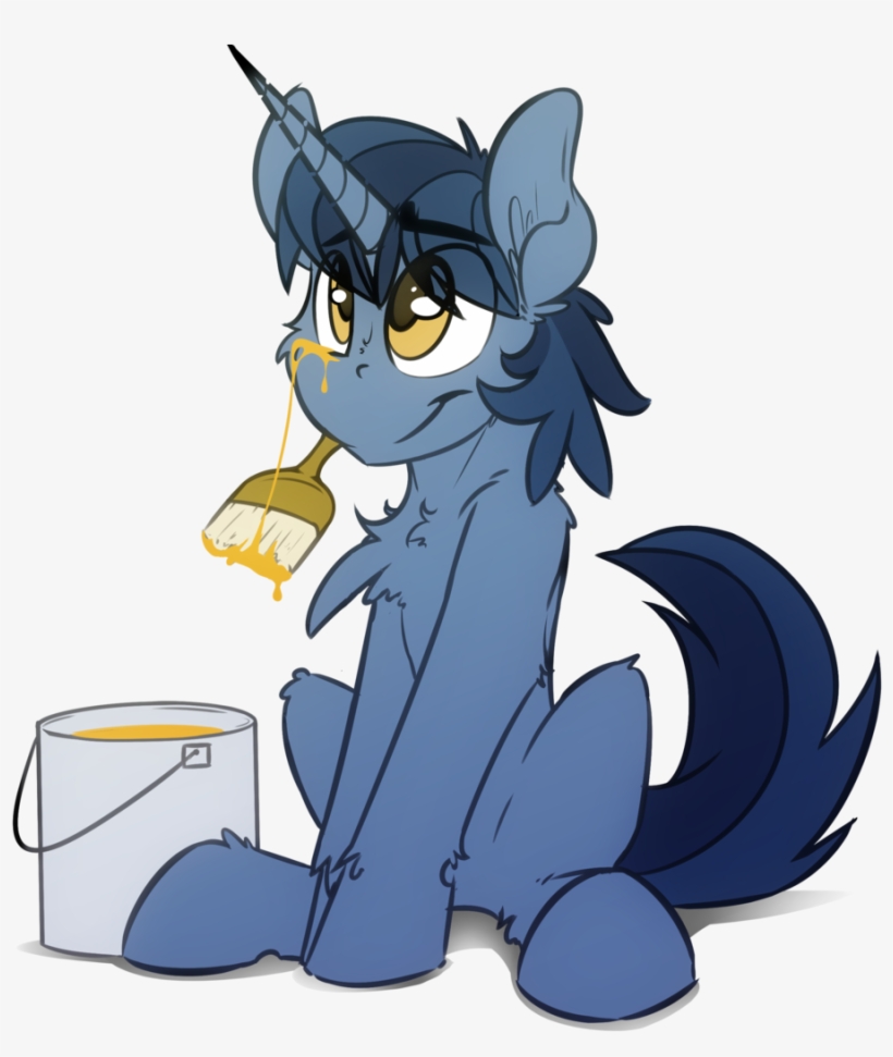 Paint Brush Clipart Cute - Cartoon, transparent png #8375991