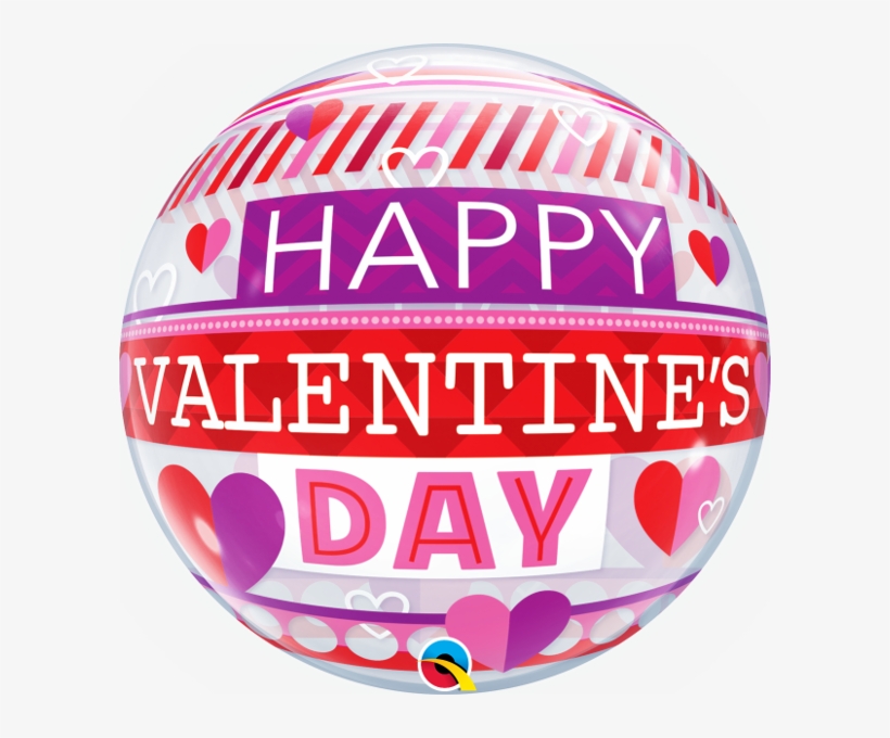 Valentine's Stripe Pattern - Balloon, transparent png #8376144