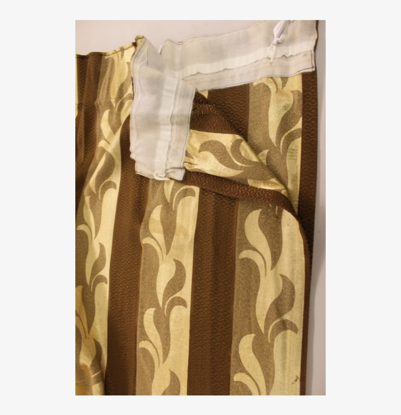 Brown Striped Pattern Curtain X1 Single -various Sizes - Pattern, transparent png #8376520