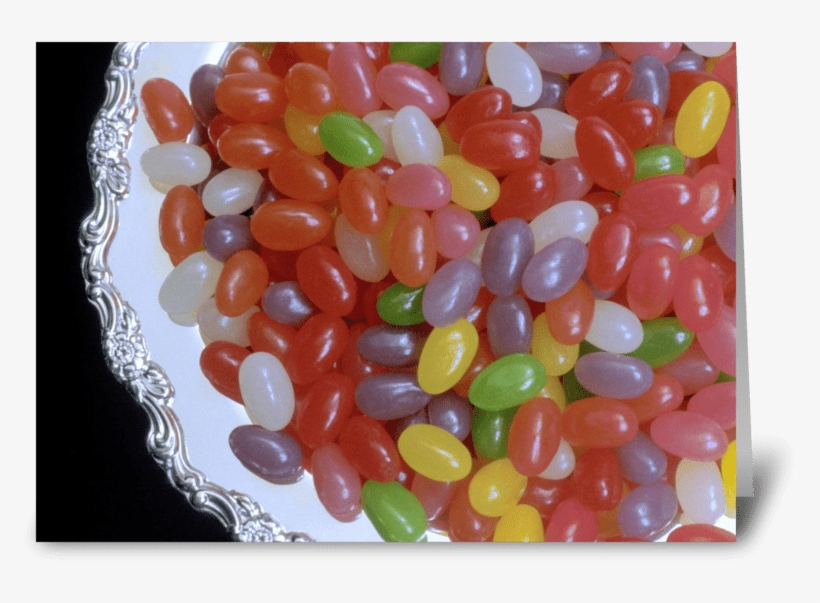 Jelly Beans Greeting Card - Jelly Bean, transparent png #8376603