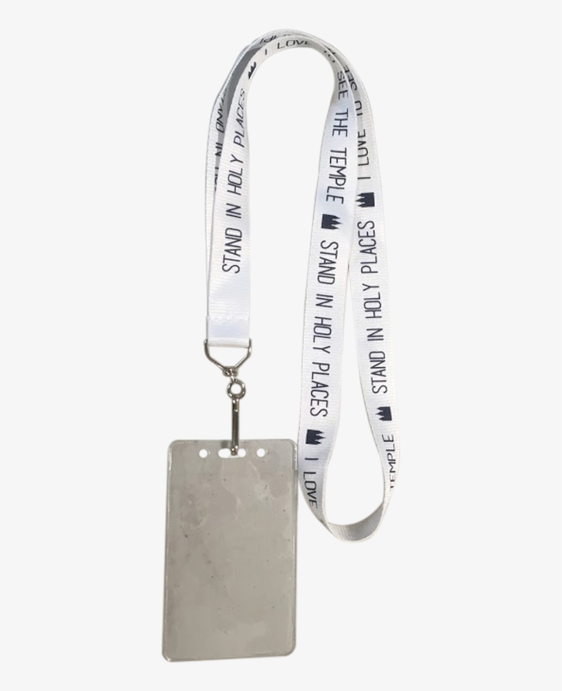 Stand In Holy Places Lanyard - Silver, transparent png #8376746