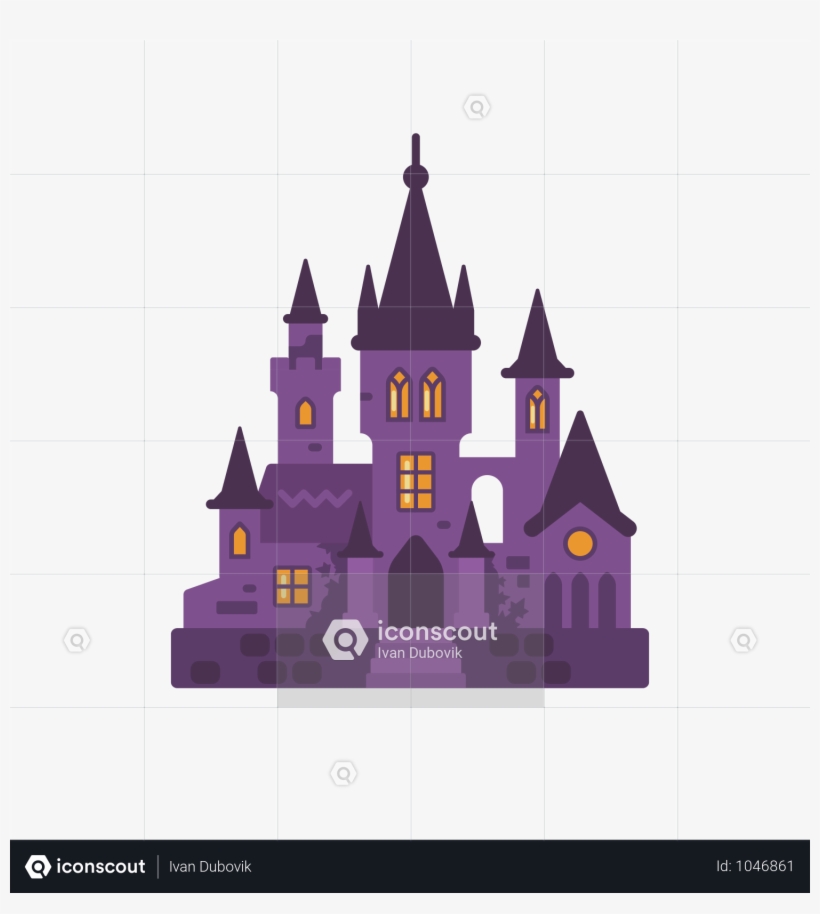 Add To Myscout - Halloween Buildings, transparent png #8377001