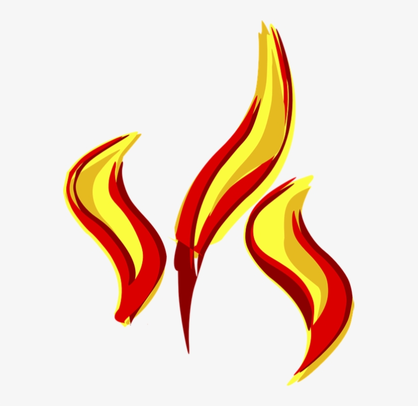 Pentecost Is June 4 Wear Red To Church - Flames Clip Art, transparent png #8377596