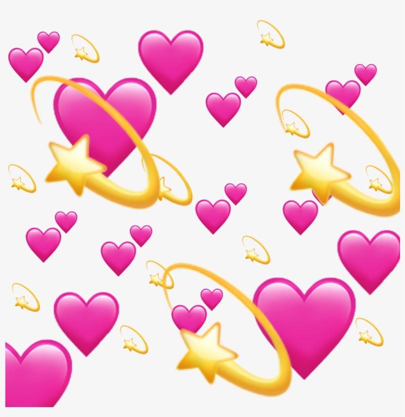 Heart Pattern Background Heartbackground Starry Stars - Heart, transparent png #8377881