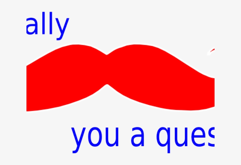 Moustache Clipart Red Mustache - Red Mustache Clip Art, transparent png #8377888