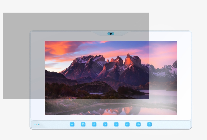 Led-backlit Lcd Display, transparent png #8378187