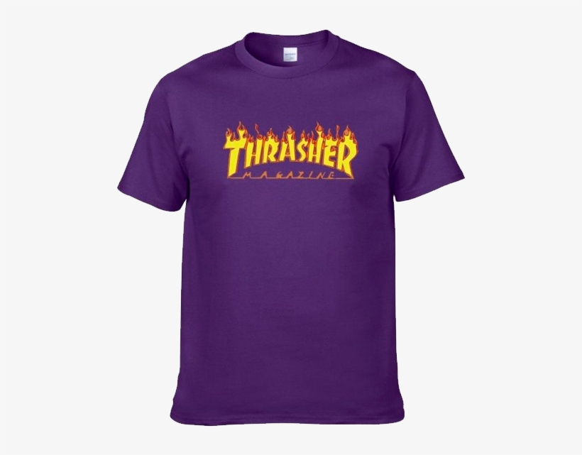 purple thrasher tee