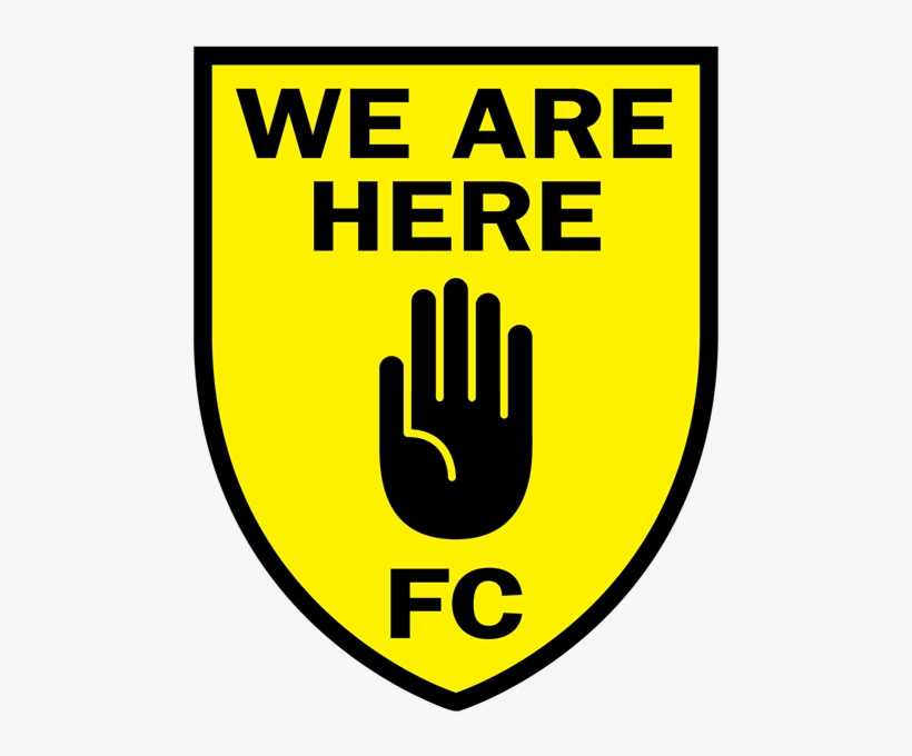 We Are Here Football Clubbrings Together Refugees Whose - Emblem, transparent png #8379147