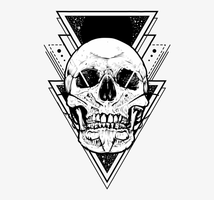 Sacred Geometry Skull, transparent png #8379386