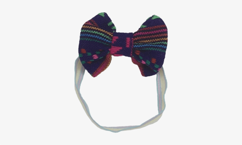 Moño Morado - Moño De Tela Rebozo, transparent png #8379916