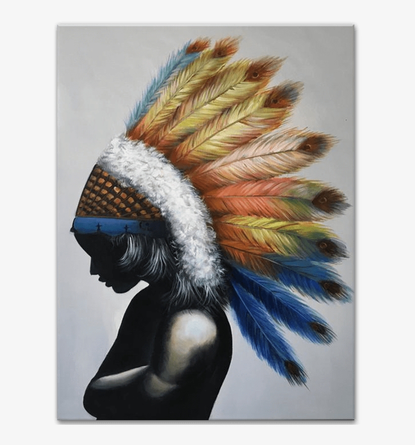 Colourful Feathered Headdress - Macaw, transparent png #8379919
