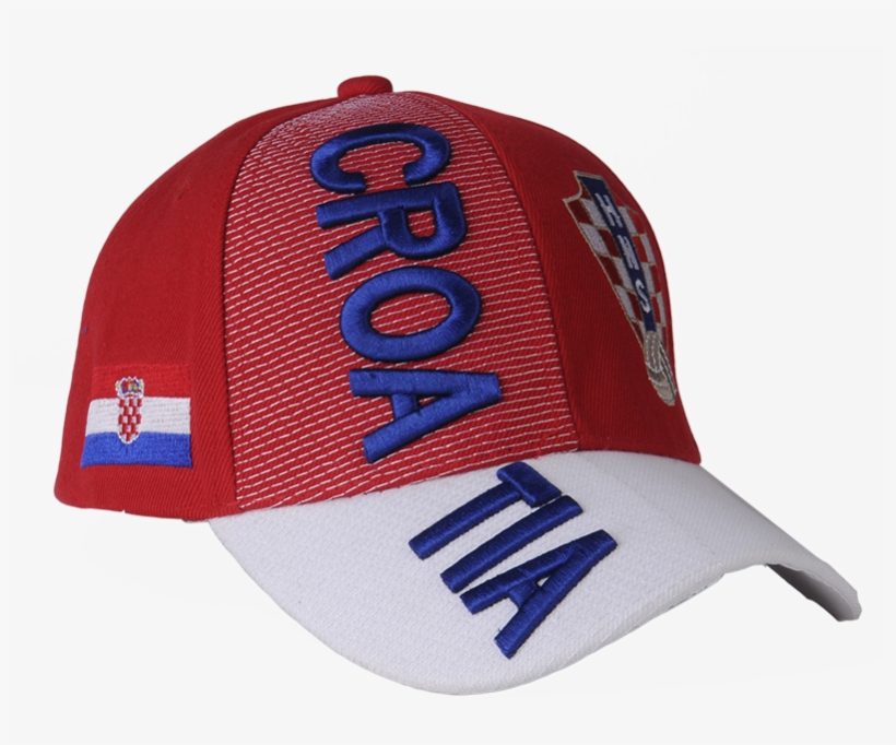 Croatia Kids Red 3d Embroidery Hat, transparent png #8379920