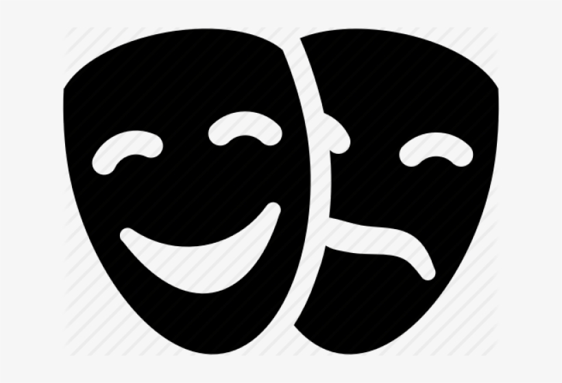 Theater Masks - Theater Masks Png, transparent png #8380237