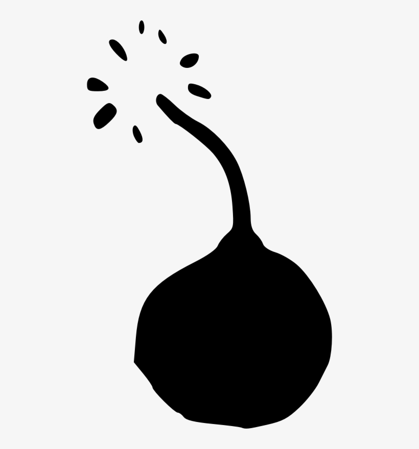 This Png File Is About Bomb , Vector , Inkscape , Vectorart - Old Cartoon Bomb, transparent png #8381132